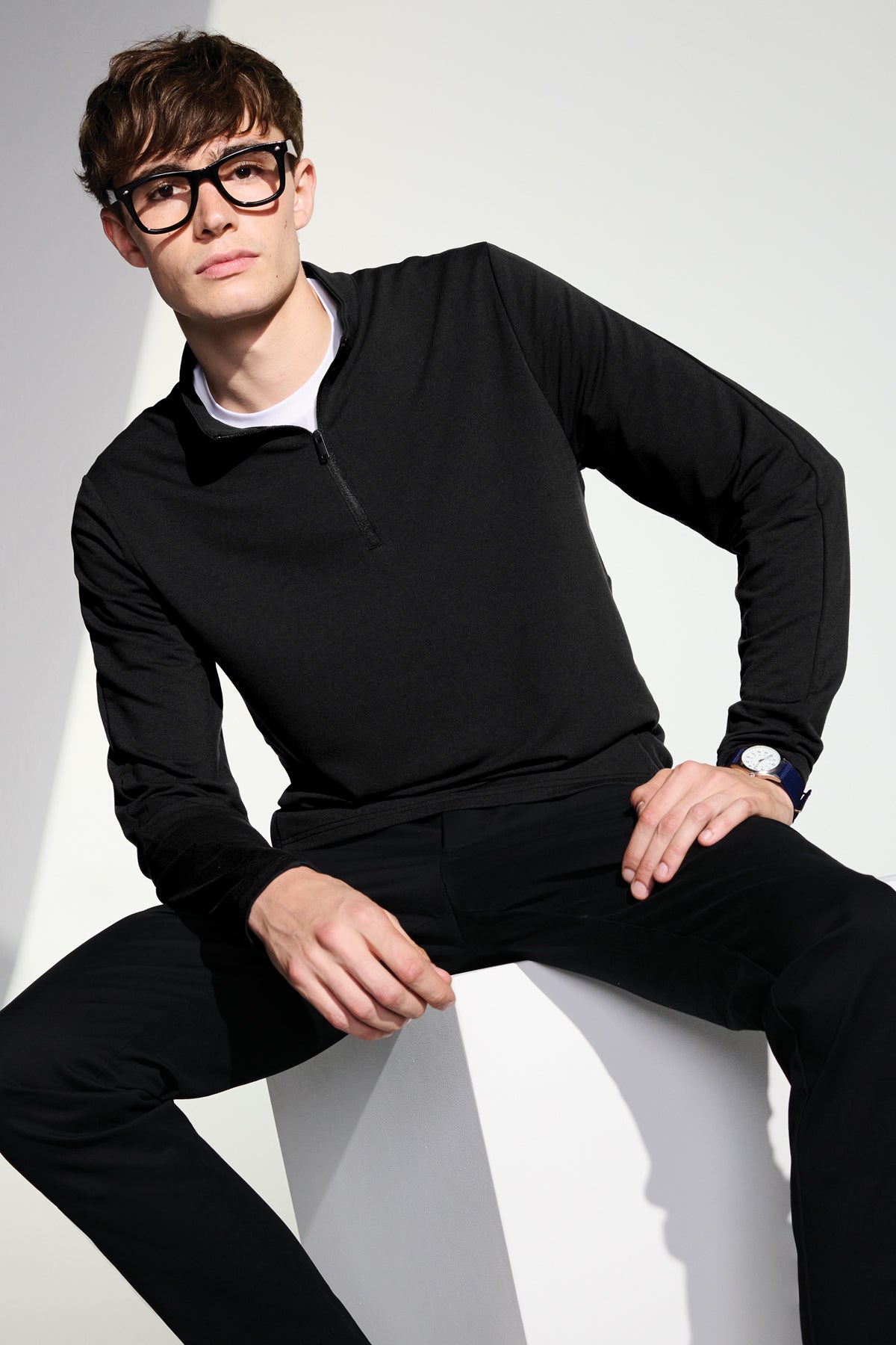 MM3010 Mercer+Mettle™ Stretch 1/4-Zip Pullover