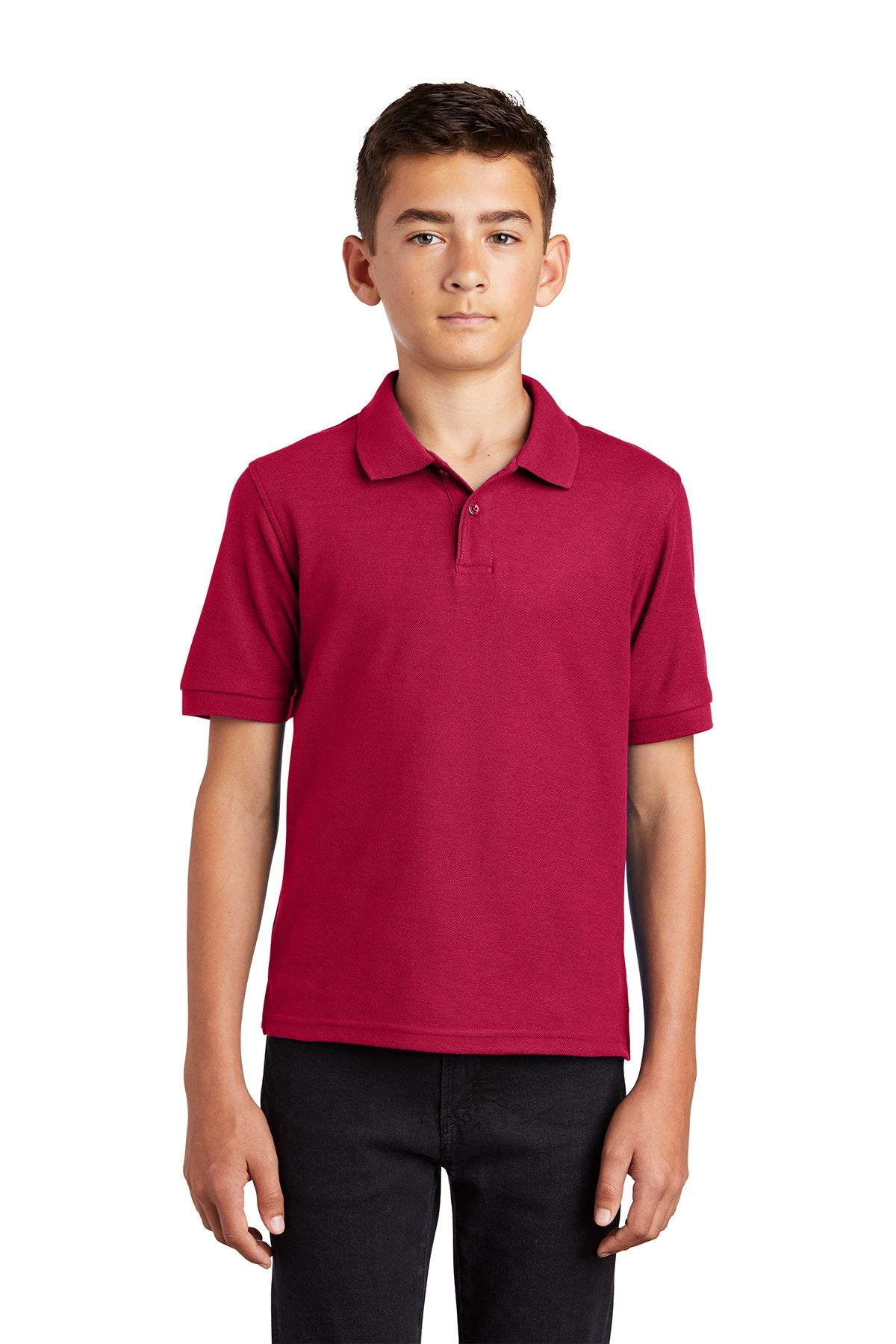 Y500 Port Authority® Youth Silk Touch™ Polo