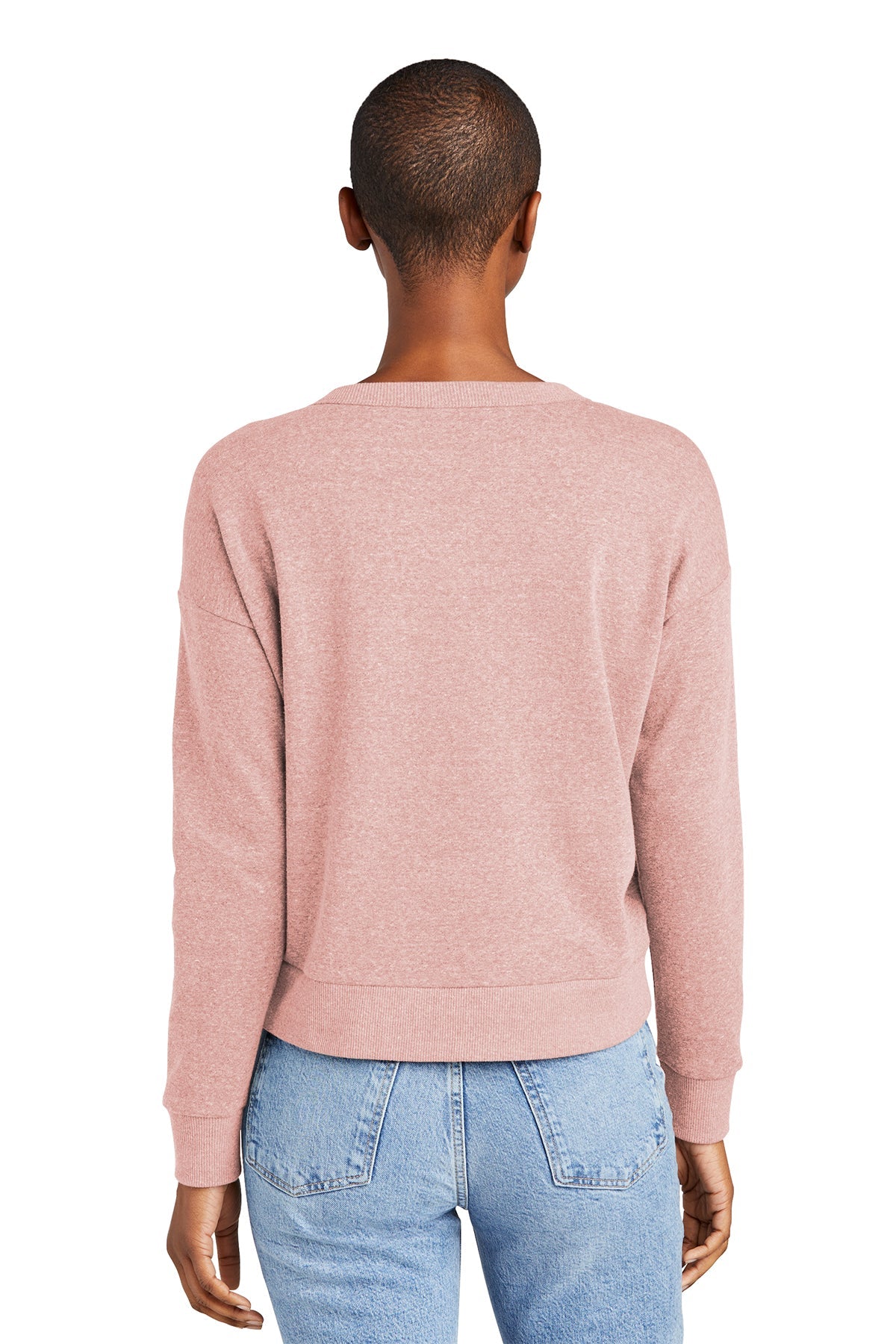 DT1312 District® Women’s Perfect Tri® Fleece V-Neck Sweatshirt