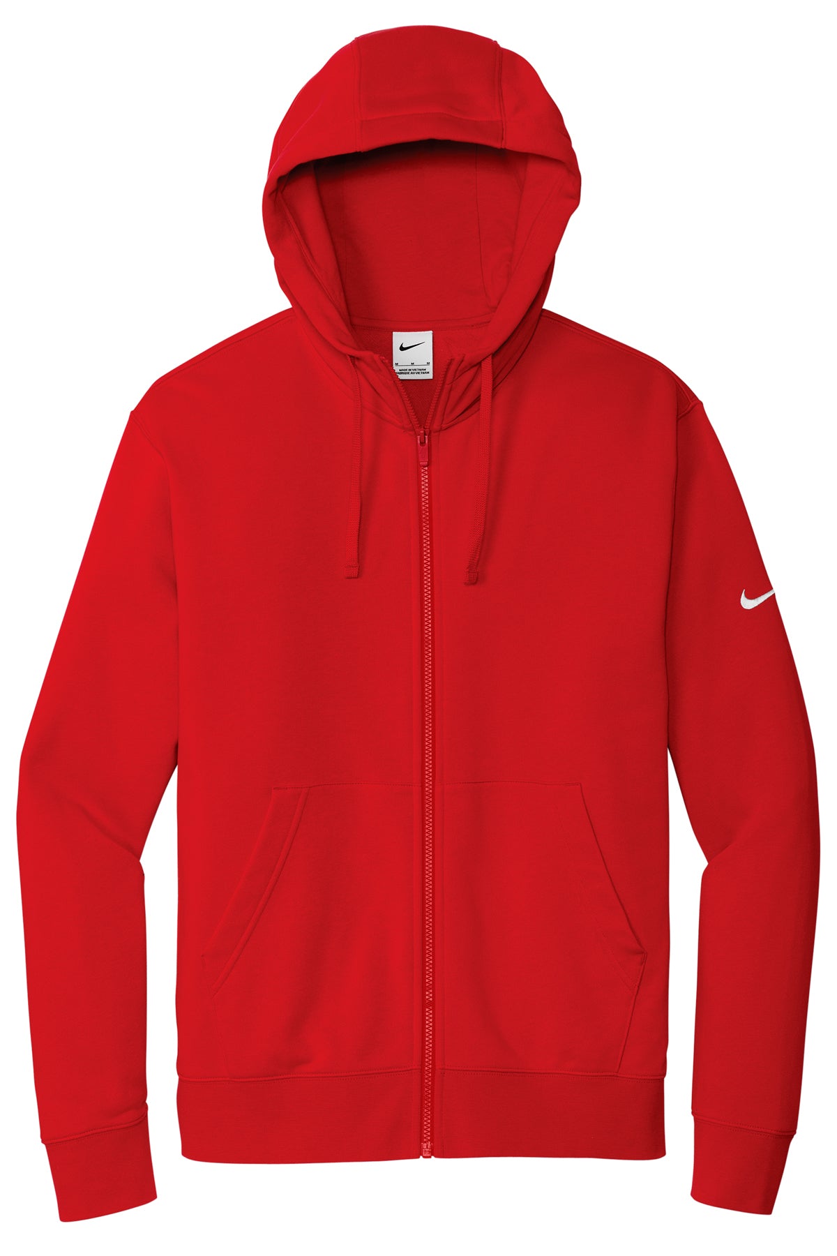 NKDR1513 Nike Club Fleece Sleeve Swoosh Full-Zip Hoodie