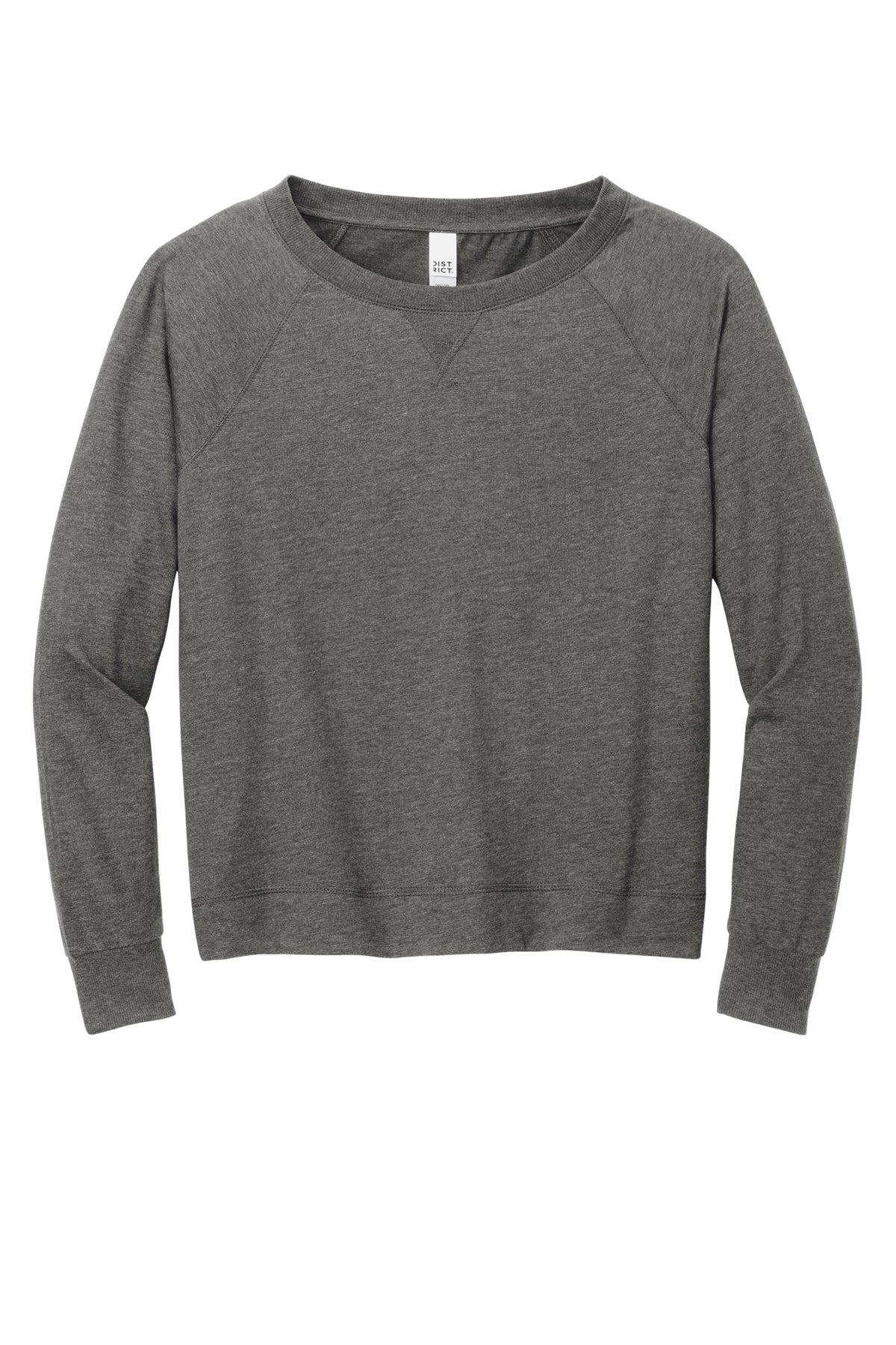 DT672 District® Women’s Featherweight French Terry™ Long Sleeve Crewneck