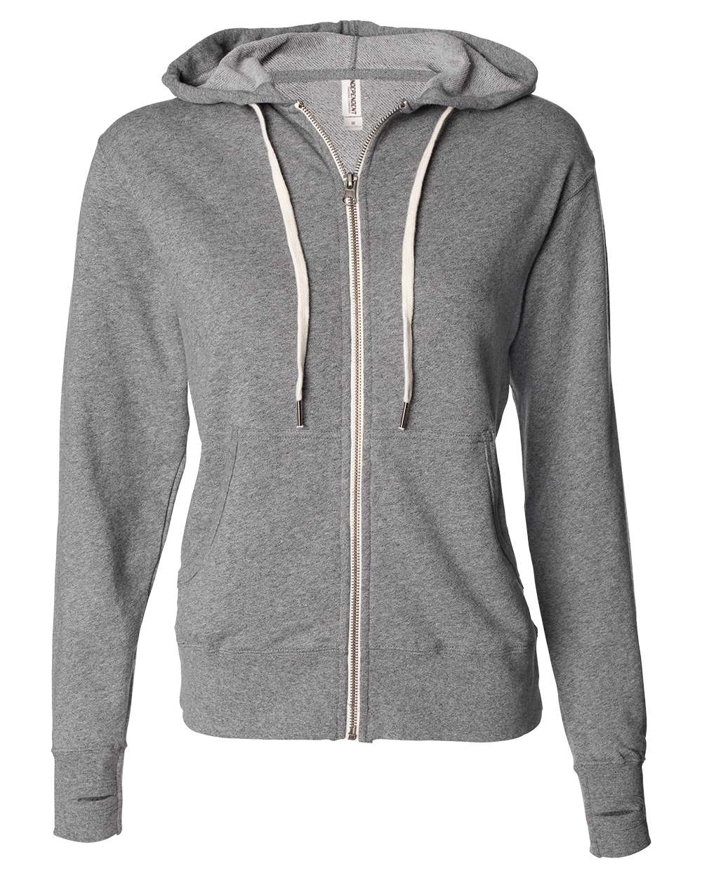 Independent Trading Co. - Heathered French Terry Full-Zip Hooded Sweatshirt - PRM90HTZ