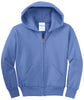 PC90YZH Port & Company® Youth Core Fleece Full-Zip Hooded Sweatshirt. XS-XL