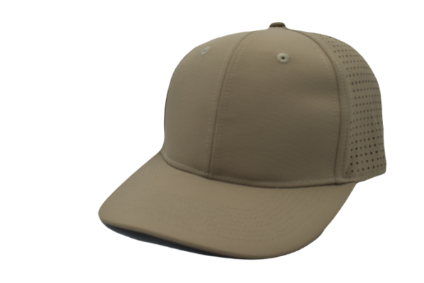 344 Laser Etched Pearl Nylon Performance Cap