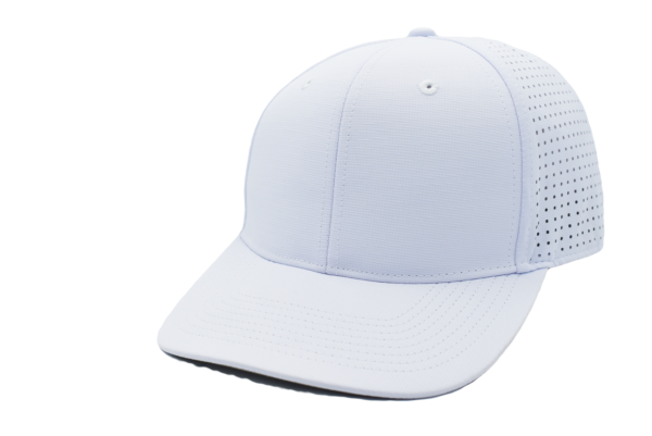 344 Laser Etched Pearl Nylon Performance Cap
