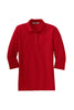 L562 Port Authority® Ladies Silk Touch™ 3/4-Sleeve Polo