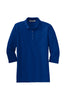 L562 Port Authority® Ladies Silk Touch™ 3/4-Sleeve Polo