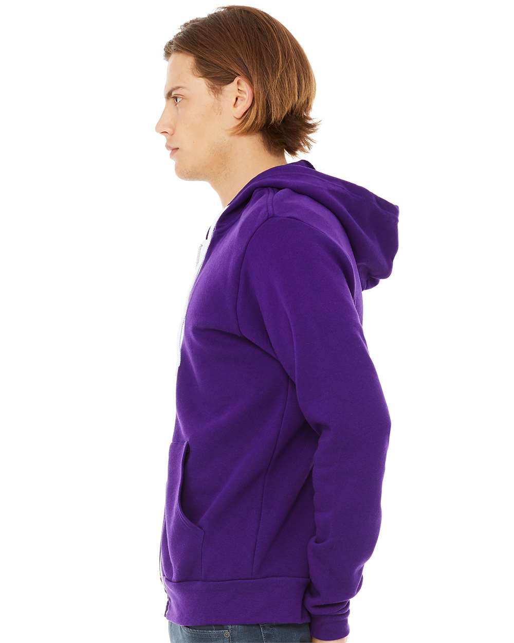 BELLA + CANVAS - Sponge Fleece Full-Zip Hoodie - 3739. XS - 3XL