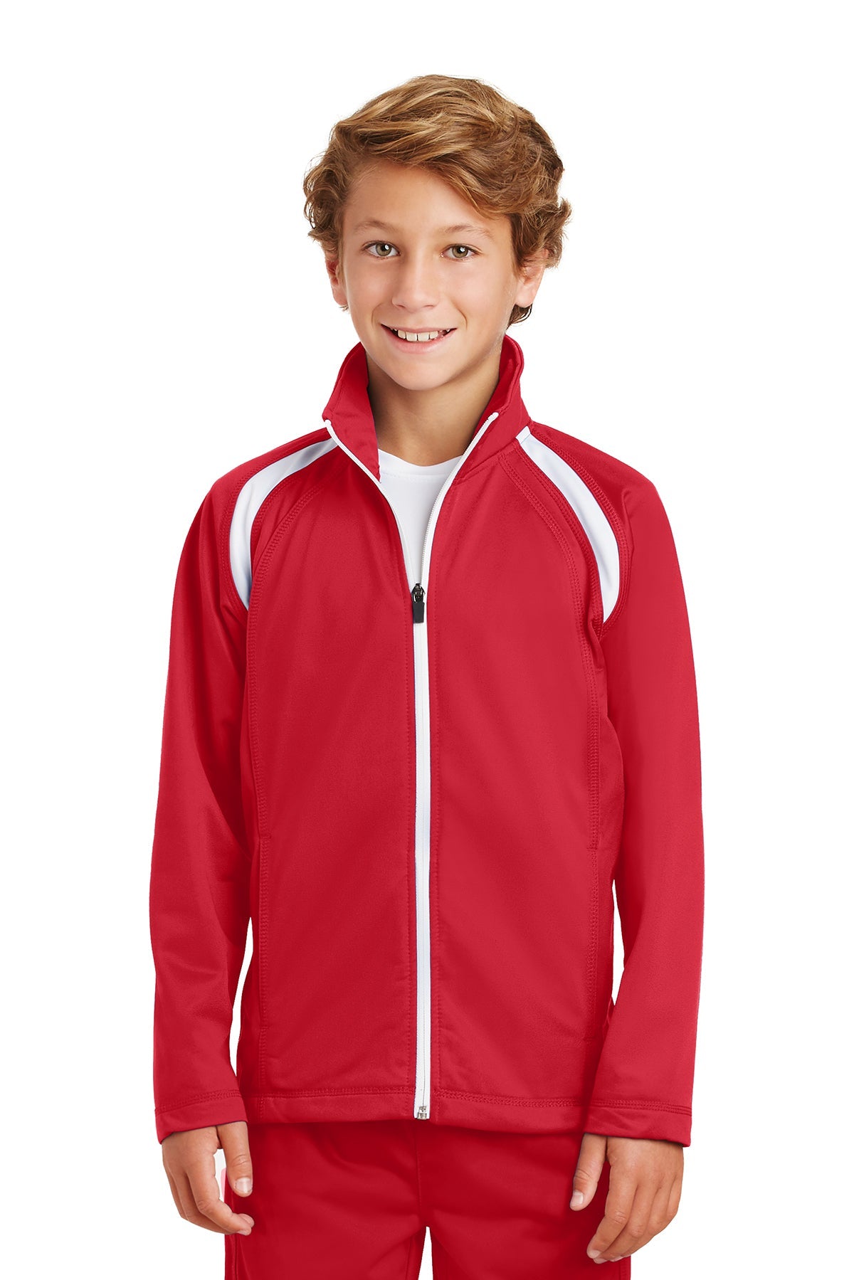 YST90 Sport-Tek® Youth Tricot Track Jacket