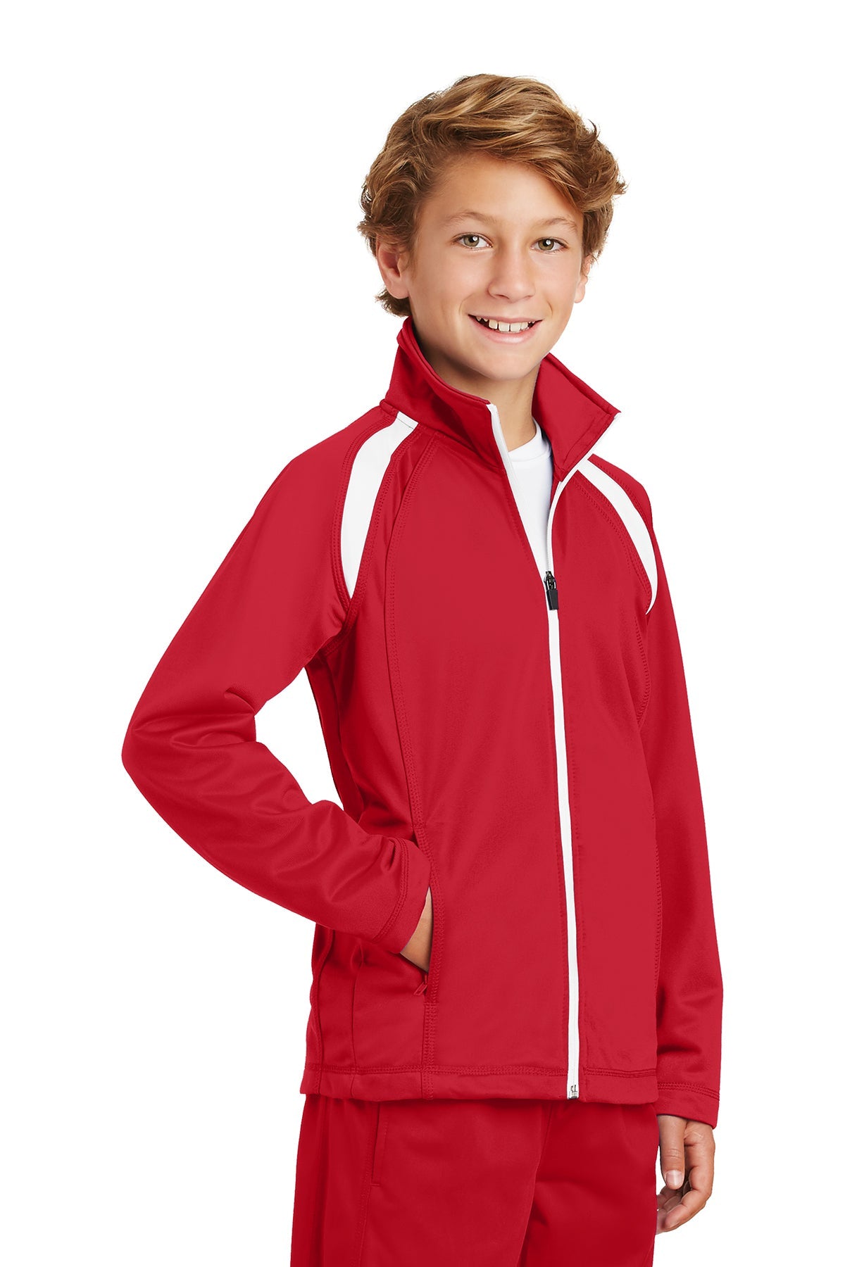 YST90 Sport-Tek® Youth Tricot Track Jacket