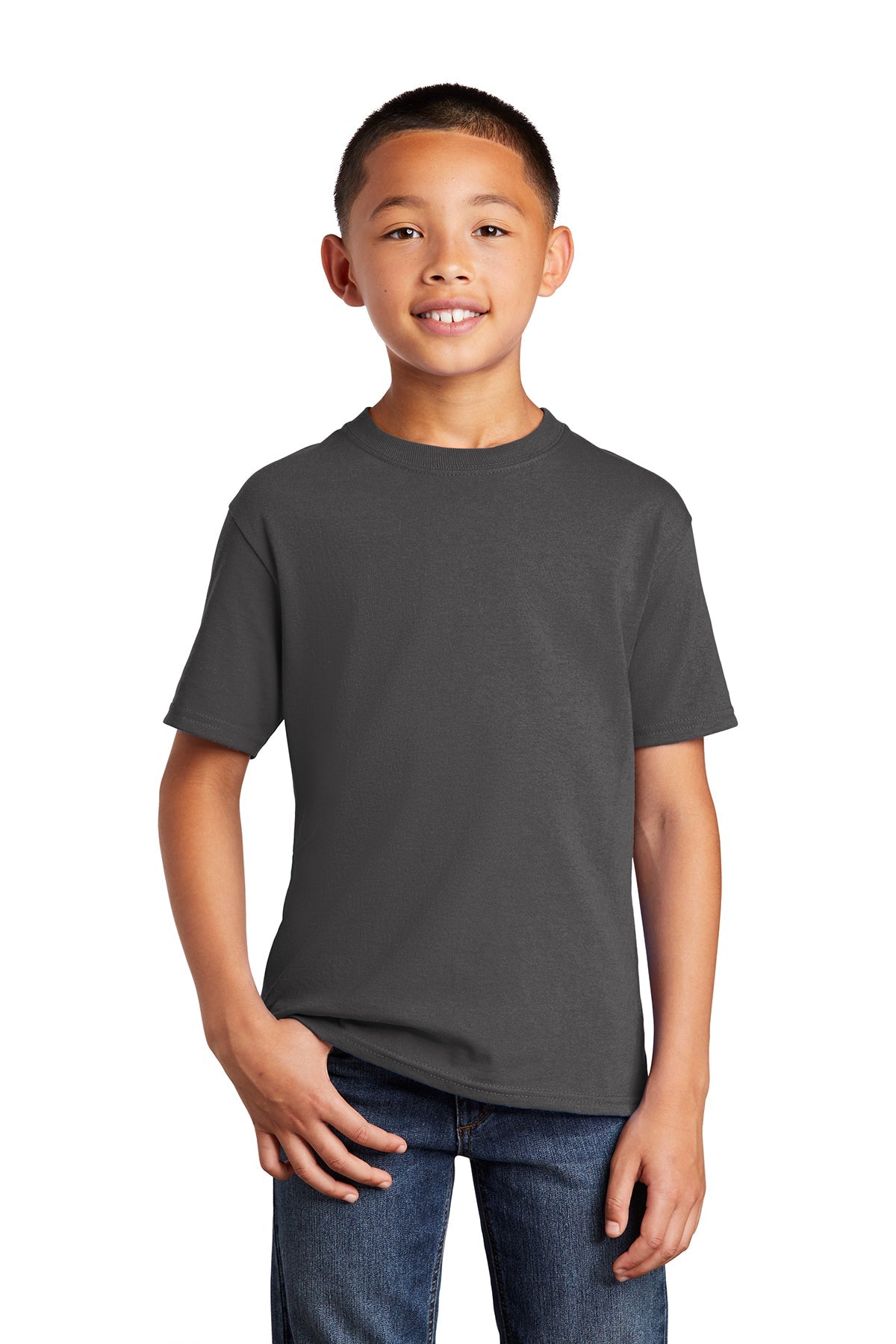 PC54Y Port & Company® Youth Core Cotton Tee. XS-XL