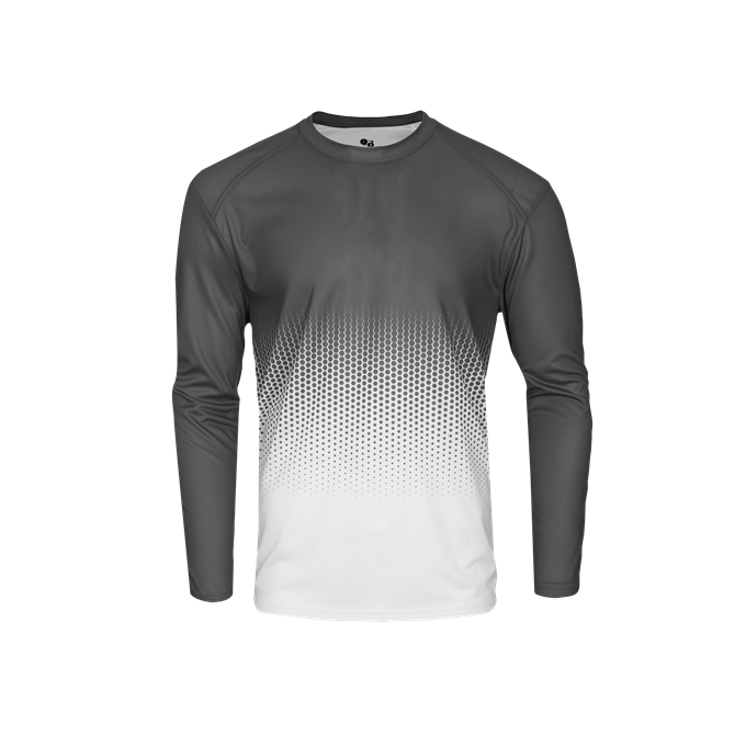 222400 Youth Loose Hex Youth Long Sleeve Tee