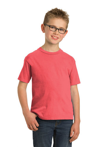 PC099Y Port & Company® Youth Beach Wash® Garment-Dye Tee