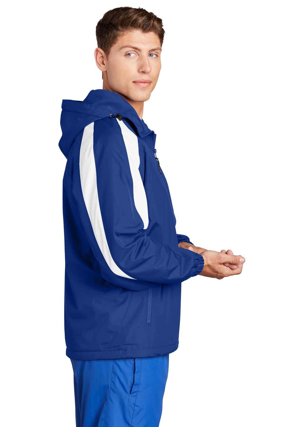 JST81 Sport-Tek® Fleece-Lined Colorblock Jacket