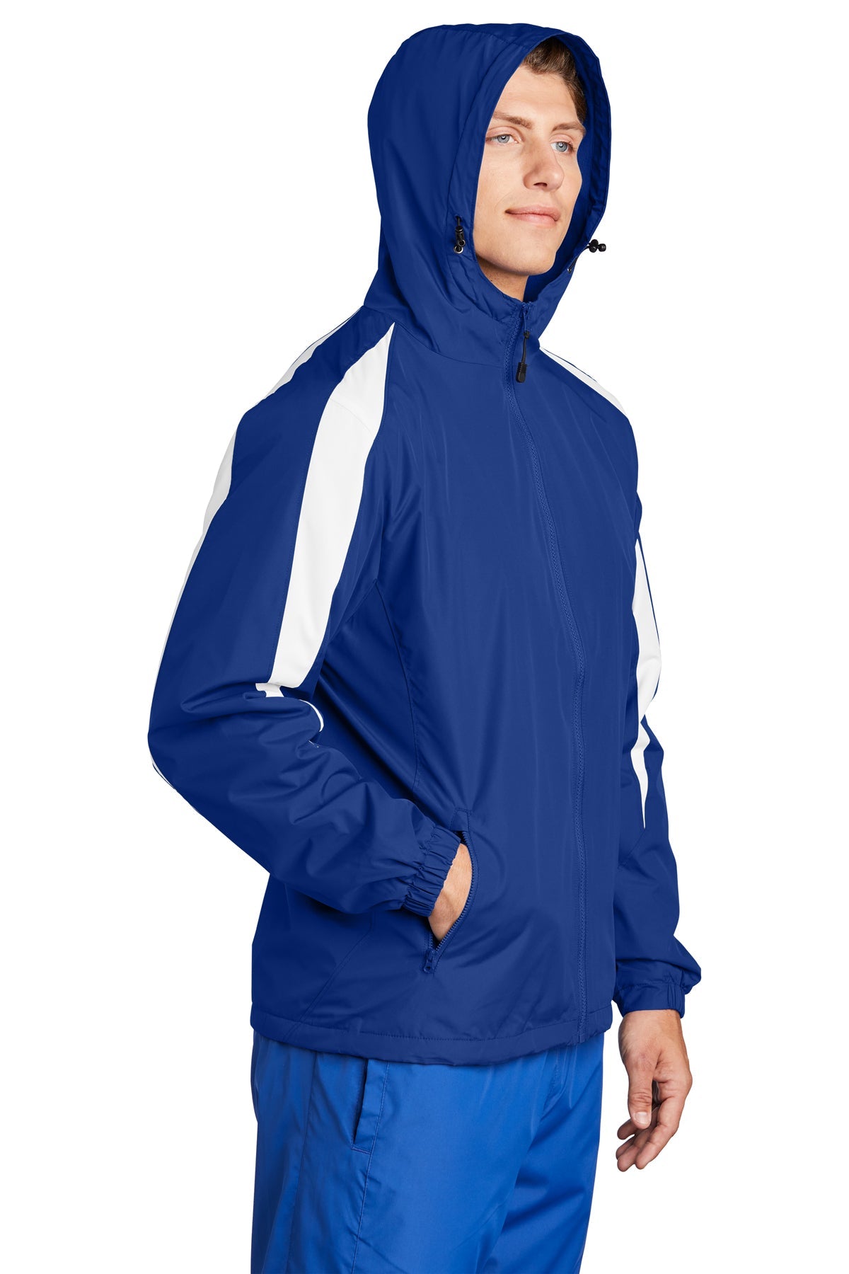 JST81 Sport-Tek® Fleece-Lined Colorblock Jacket