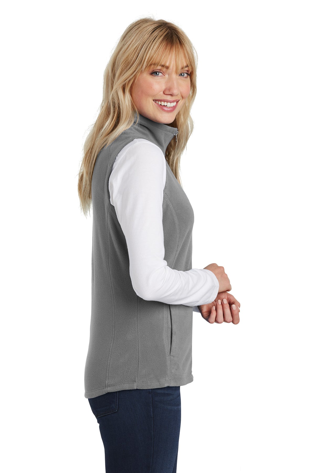 L226 Port Authority® Ladies Microfleece Vest