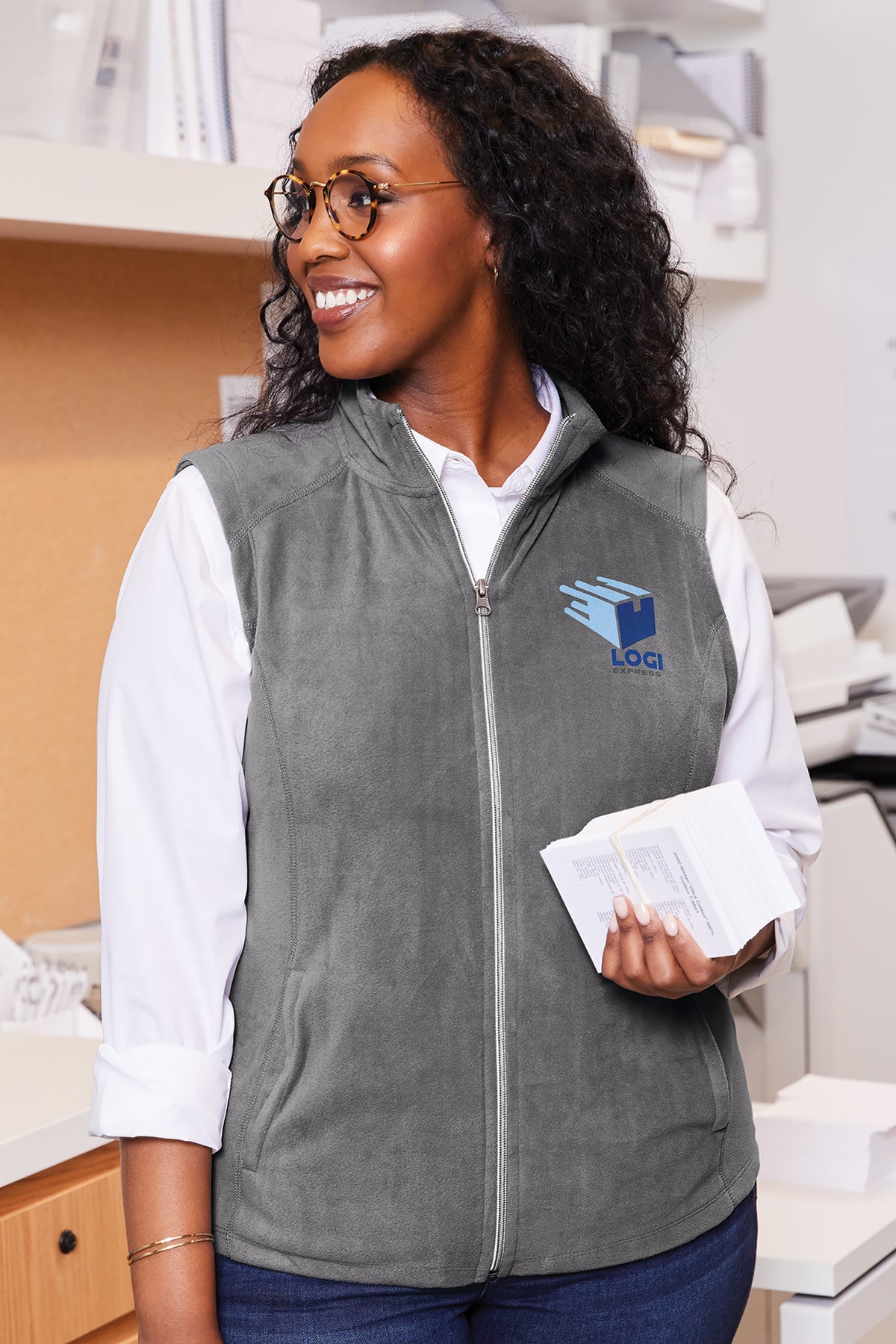 L226 Port Authority® Ladies Microfleece Vest