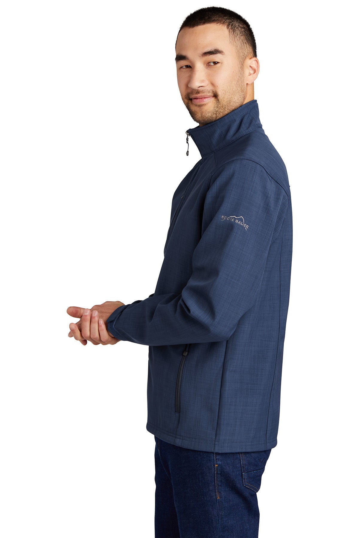 EB532 Eddie Bauer® Shaded Crosshatch Soft Shell Jacket