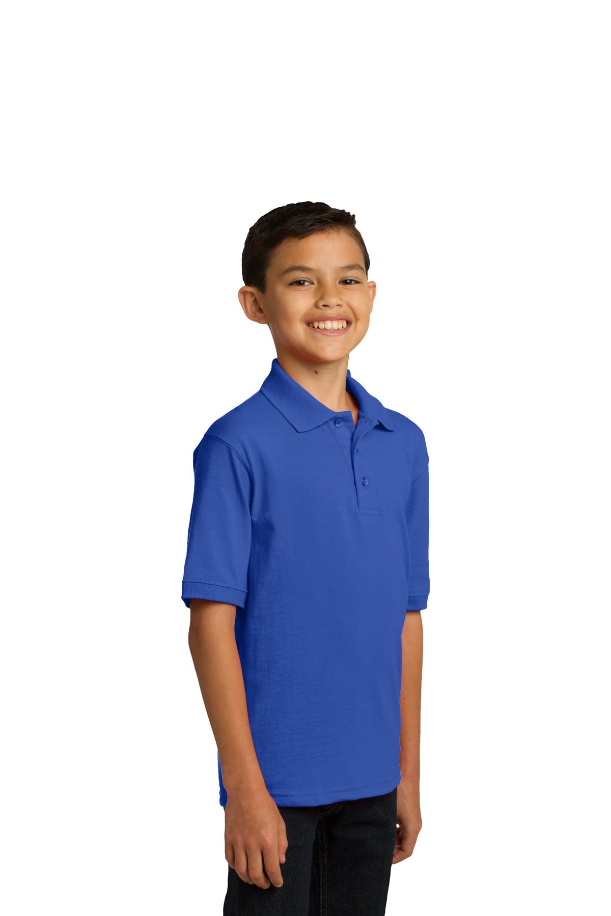 KP55Y Port & Company® Youth Core Blend Jersey Knit Polo