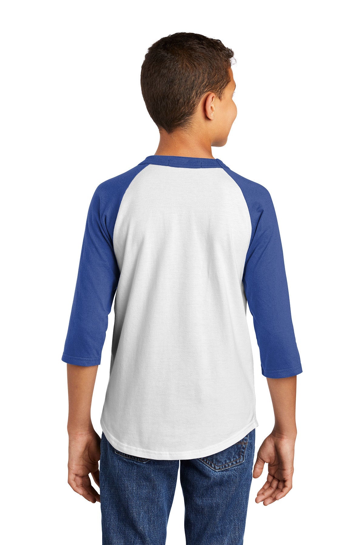 YT200 Sport-Tek® Youth Colorblock Raglan Jersey