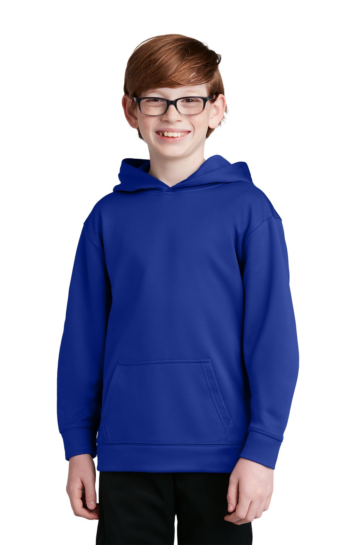 YST244 Sport-Tek® Youth Sport-Wick® Fleece Hooded Pullover