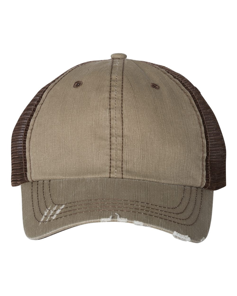 Mega Cap - Herringbone Trucker Cap - 6990