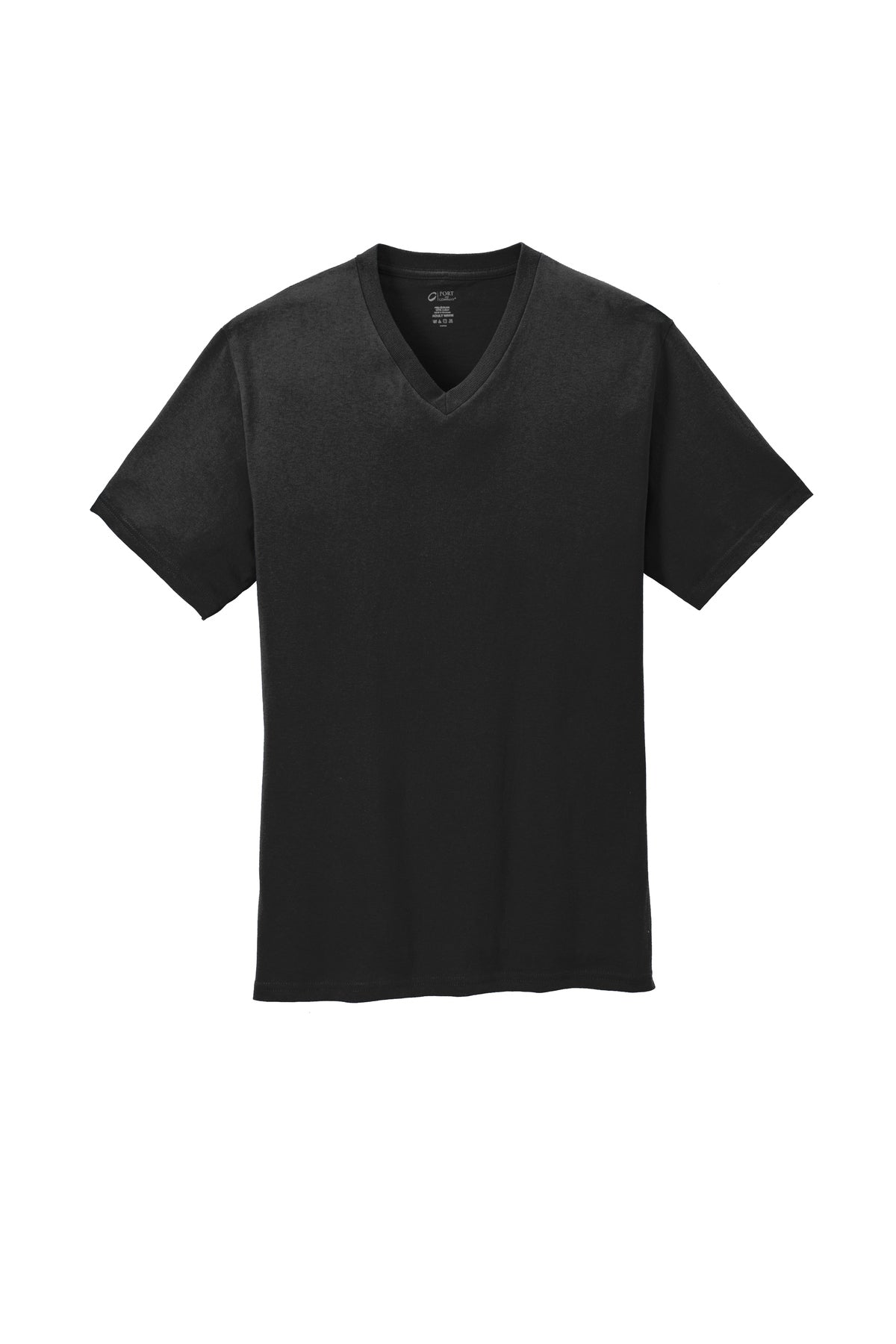 PC54V Port & Company® Core Cotton V-Neck Tee. S-4XL