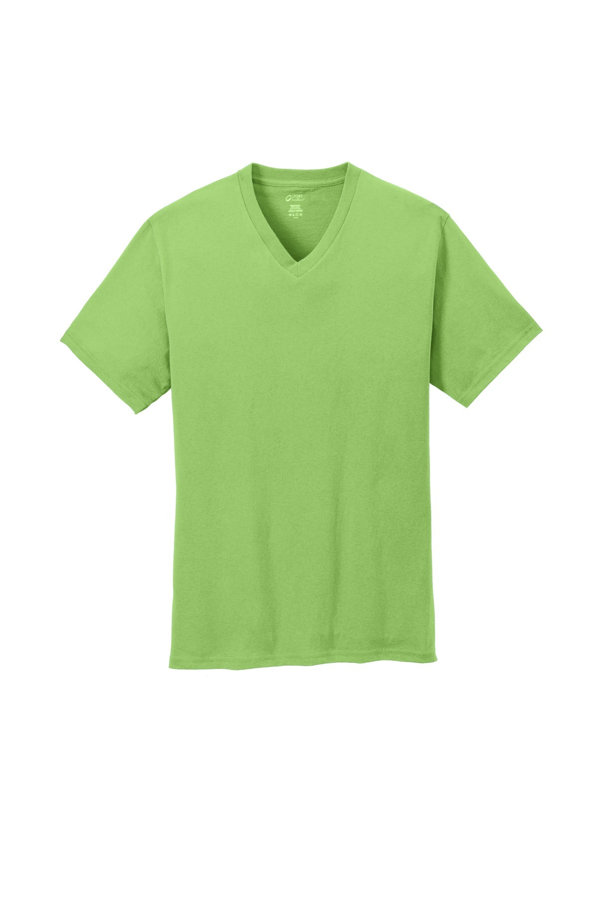 PC54V Port & Company® Core Cotton V-Neck Tee. S-4XL