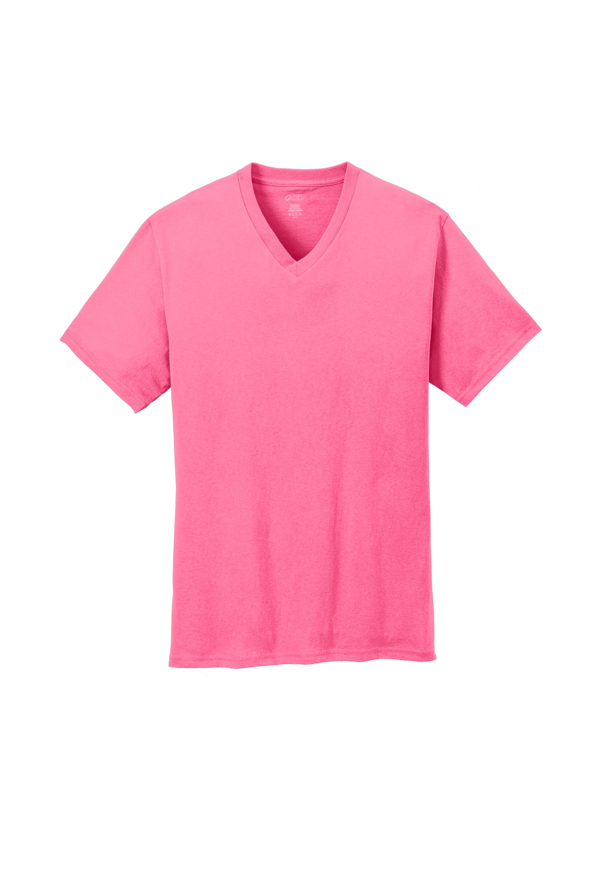 PC54V Port & Company® Core Cotton V-Neck Tee. S-4XL