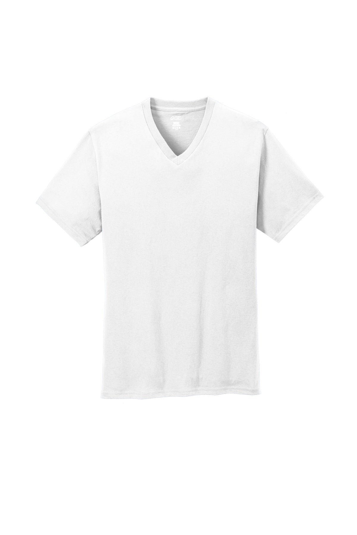 PC54V Port & Company® Core Cotton V-Neck Tee. S-4XL