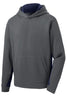 YST235 Sport-Tek® Youth Sport-Wick® Fleece Colorblock Hooded Pullover