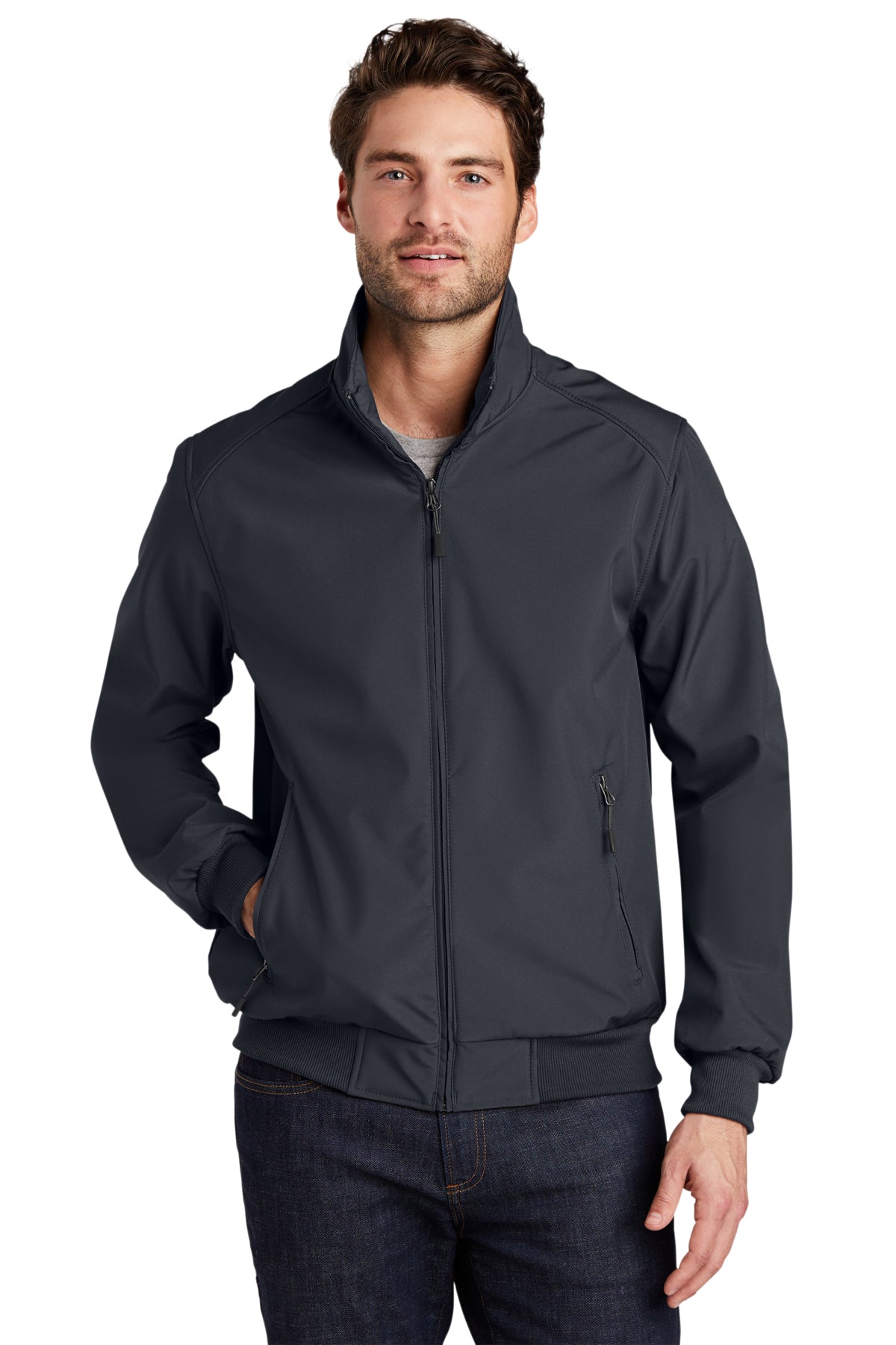 J337 Port Authority® Soft Shell Bomber Jacket