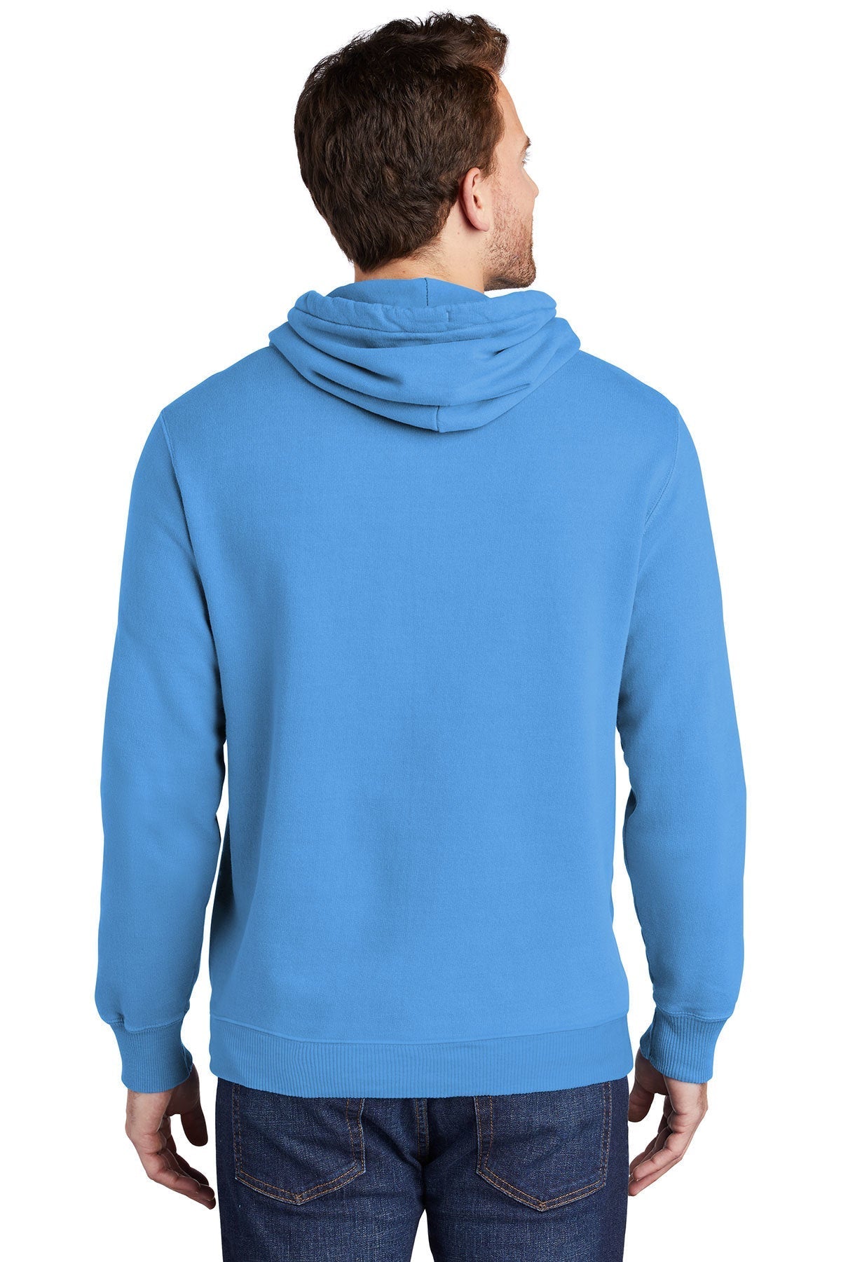 PC098H Port & Company® Beach Wash® Garment-Dyed Pullover Hooded Sweatshirt-S-4XL