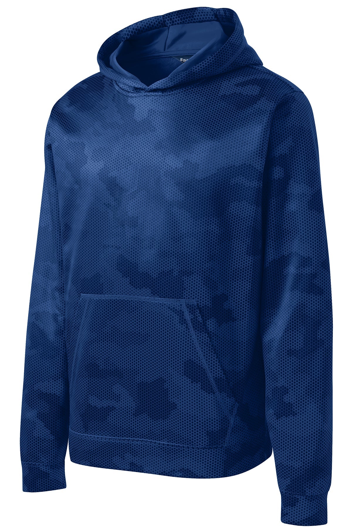 YST240 Sport-Tek® Youth Sport-Wick® CamoHex Fleece Hooded Pullover