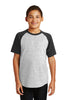 YT201 Sport-Tek® Youth Short Sleeve Colorblock Raglan Jersey
