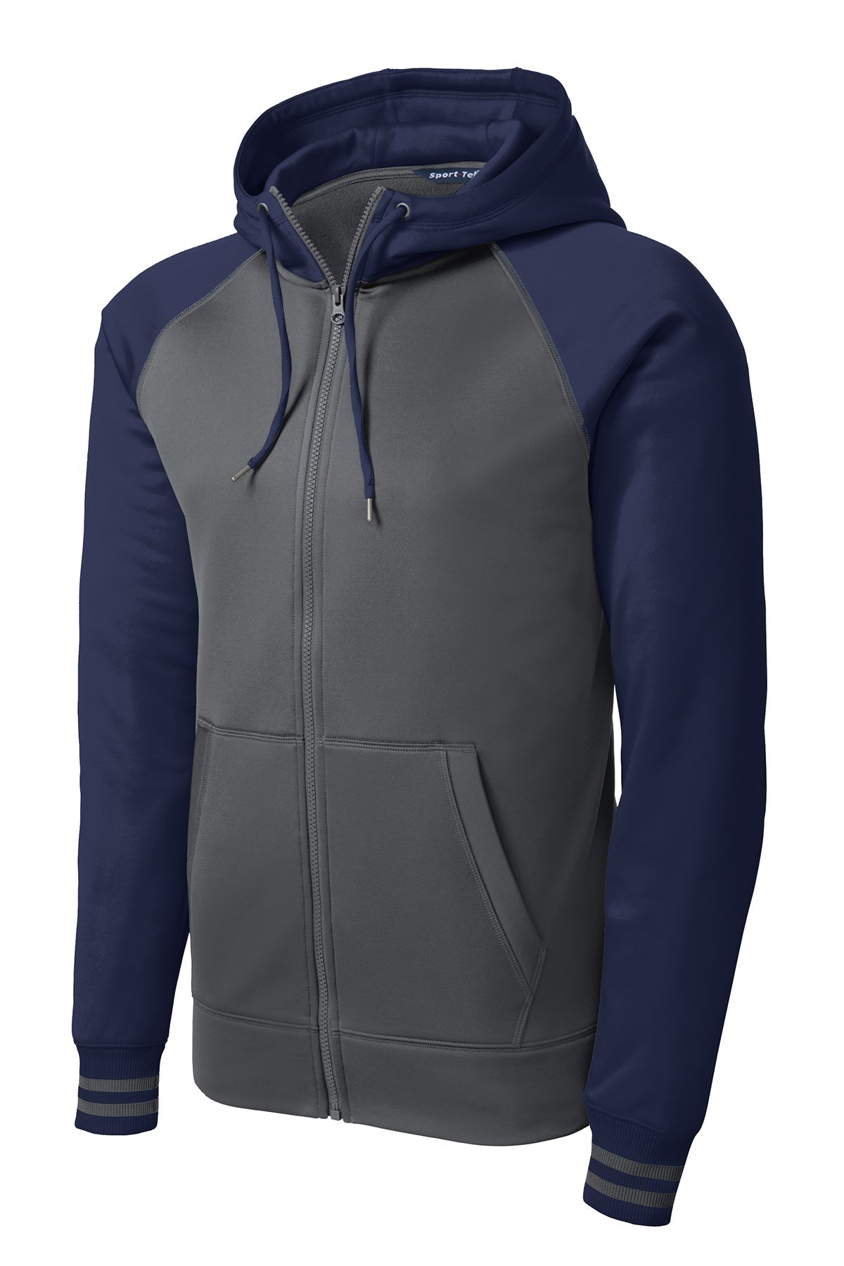 ST236 Sport-Tek® Sport-Wick® Varsity Fleece Full-Zip Hooded Jacket