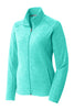 L235 Port Authority® Ladies Heather Microfleece Full-Zip Jacket
