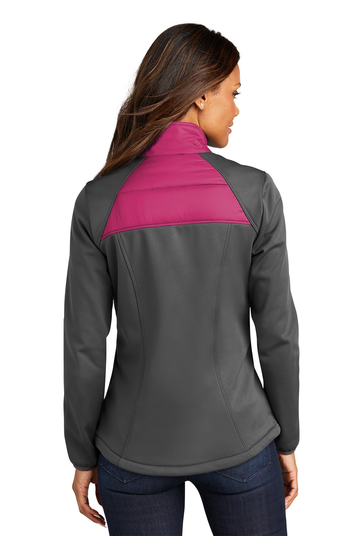 L787 Port Authority® Ladies Hybrid Soft Shell Jacket