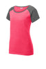 LST362 Sport-Tek® Ladies Heather-On-Heather Contender™ Scoop Neck Tee