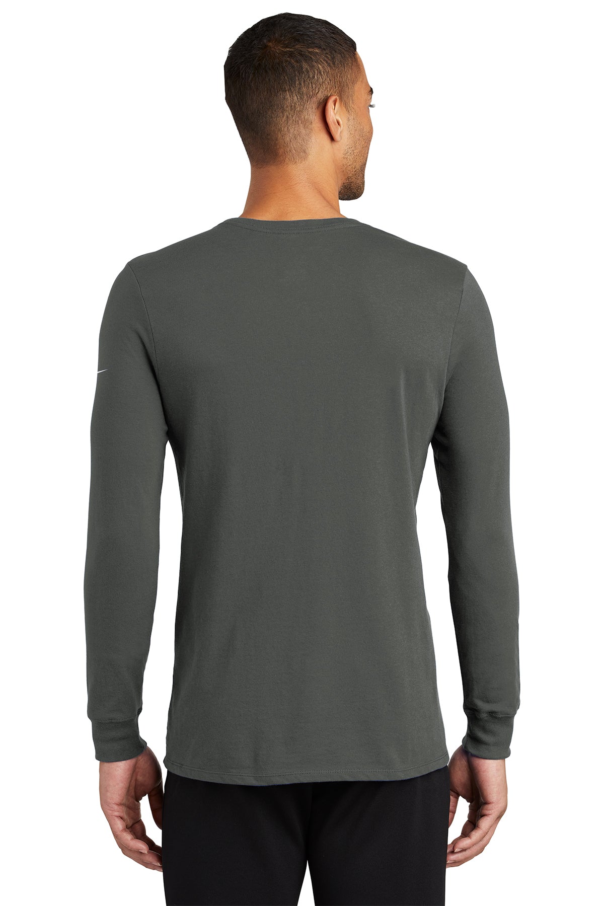 NKBQ5230 Nike Dri-FIT Cotton/Poly Long Sleeve Tee