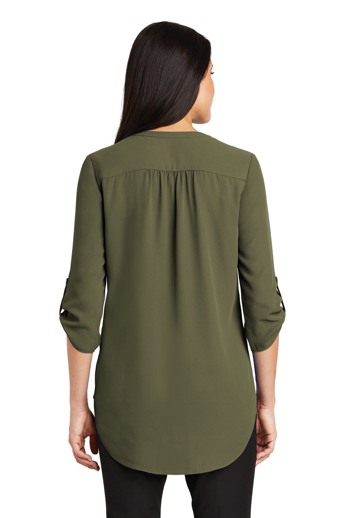 LW701 Port Authority ® Ladies 3/4-Sleeve Tunic Blouse