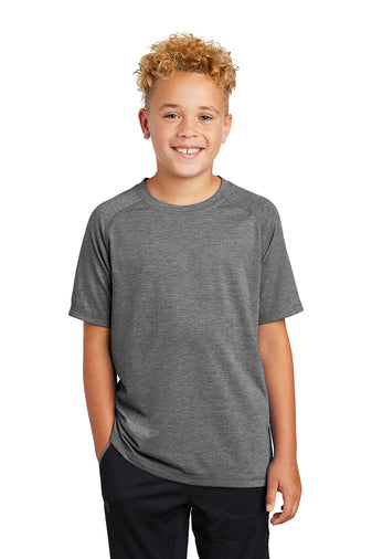 YST400 Sport-Tek ® Youth PosiCharge ® Tri-Blend Wicking Raglan Tee