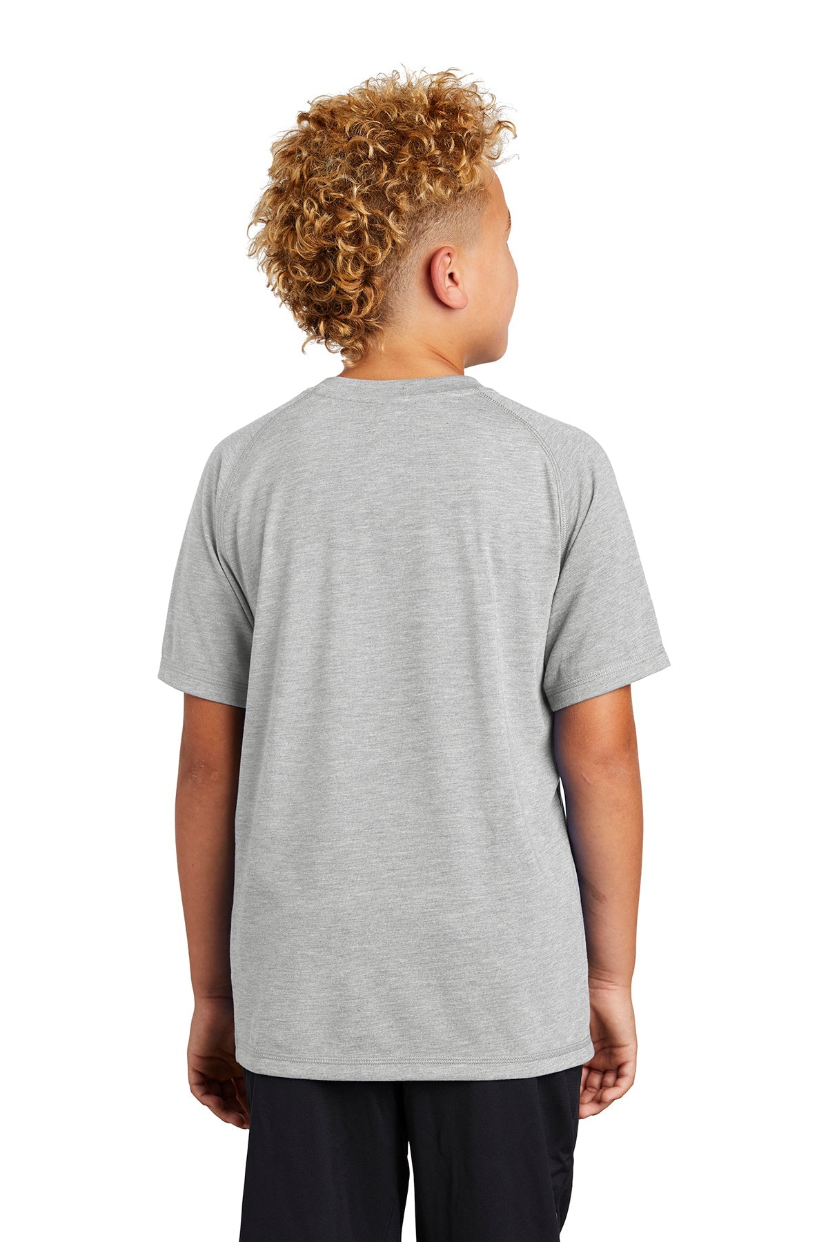 YST400 Sport-Tek ® Youth PosiCharge ® Tri-Blend Wicking Raglan Tee