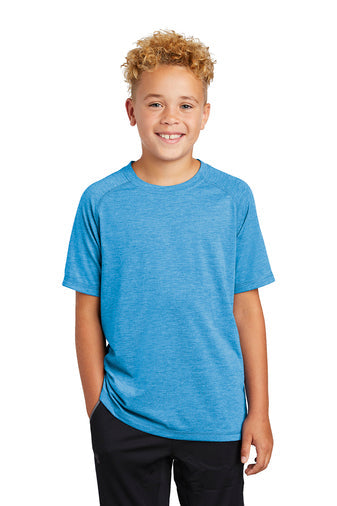 YST400 Sport-Tek ® Youth PosiCharge ® Tri-Blend Wicking Raglan Tee