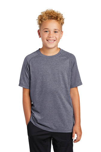 YST400 Sport-Tek ® Youth PosiCharge ® Tri-Blend Wicking Raglan Tee