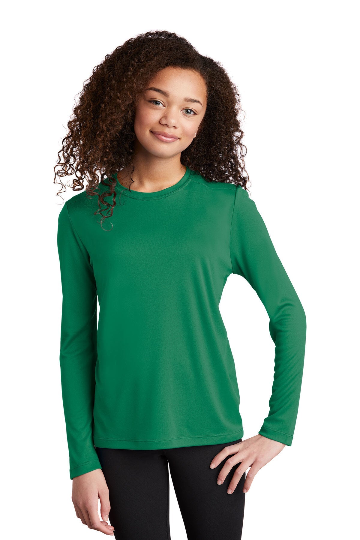 YST420LS Sport-Tek ® Youth Posi-UV ® Pro Long Sleeve Tee