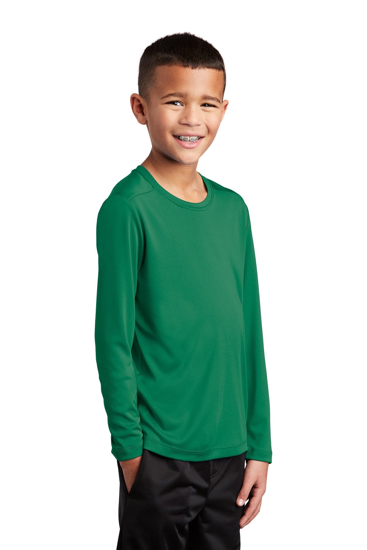 YST420LS Sport-Tek ® Youth Posi-UV ® Pro Long Sleeve Tee