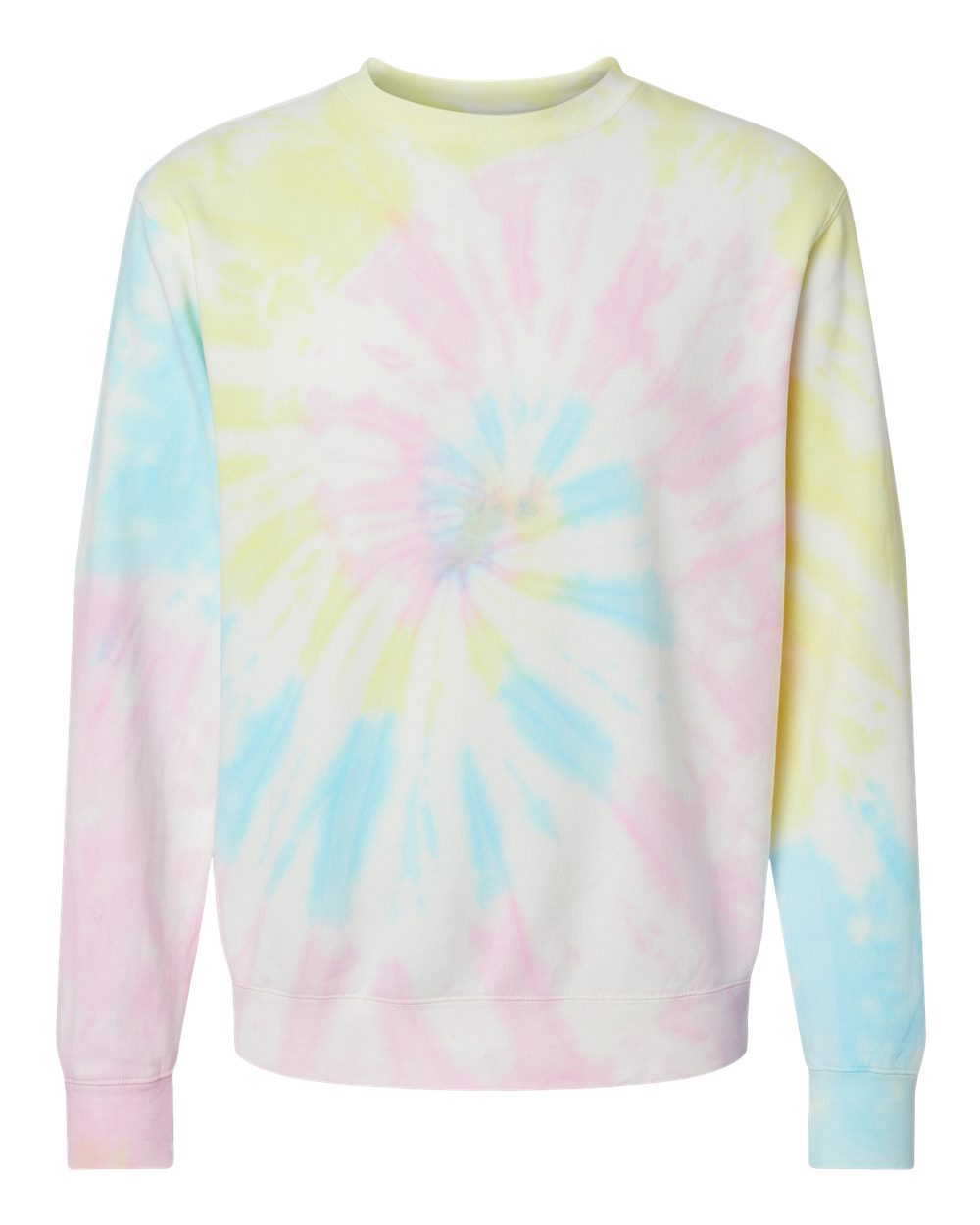 Independent Trading Co. - Midweight Tie-Dyed Crewneck Sweatshirt - PRM3500TD
