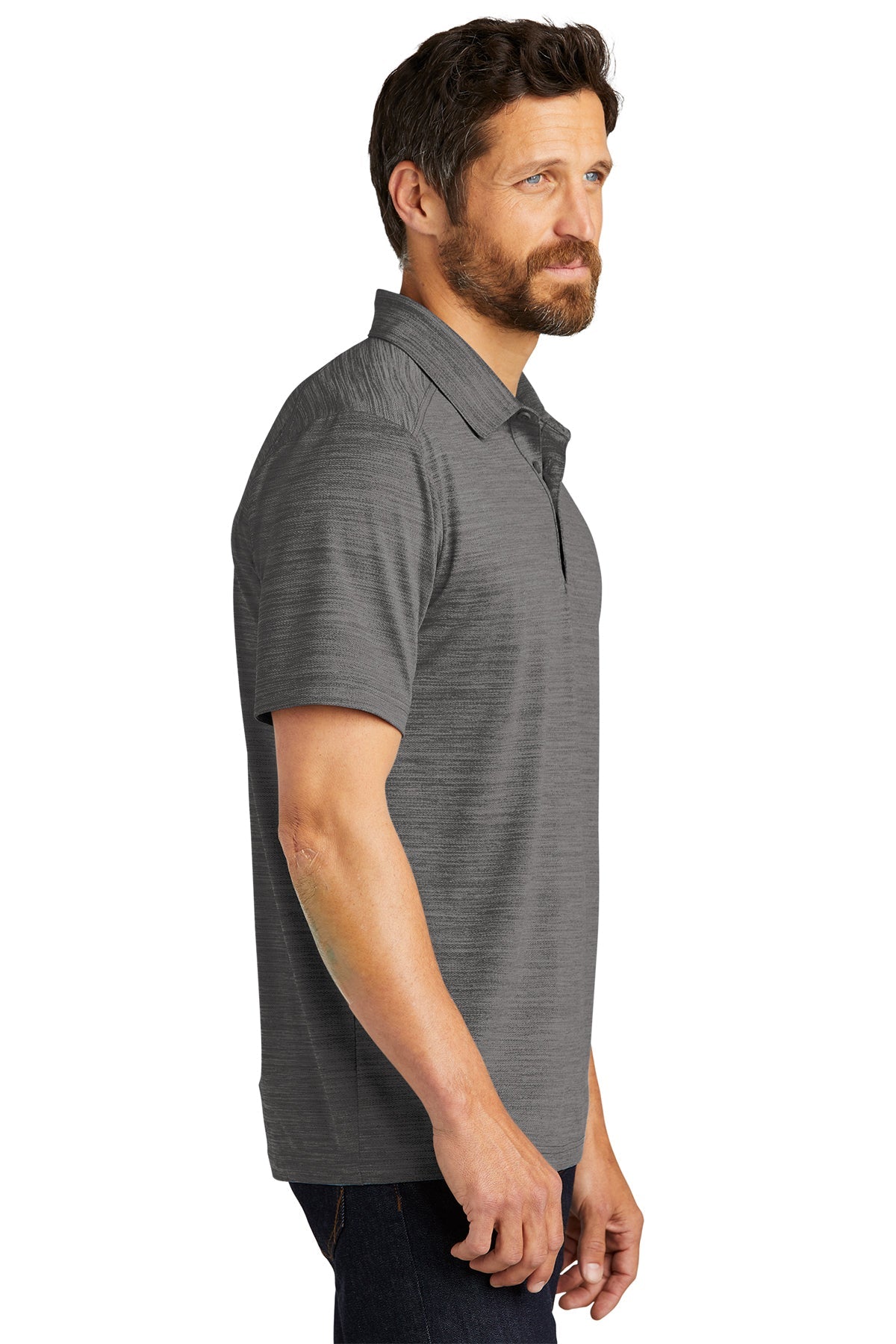 K583 Port Authority ® Stretch Heather Polo