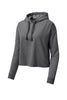 LST298 Sport-Tek ® Ladies PosiCharge ® Tri-Blend Wicking Fleece Crop Hooded Pullover